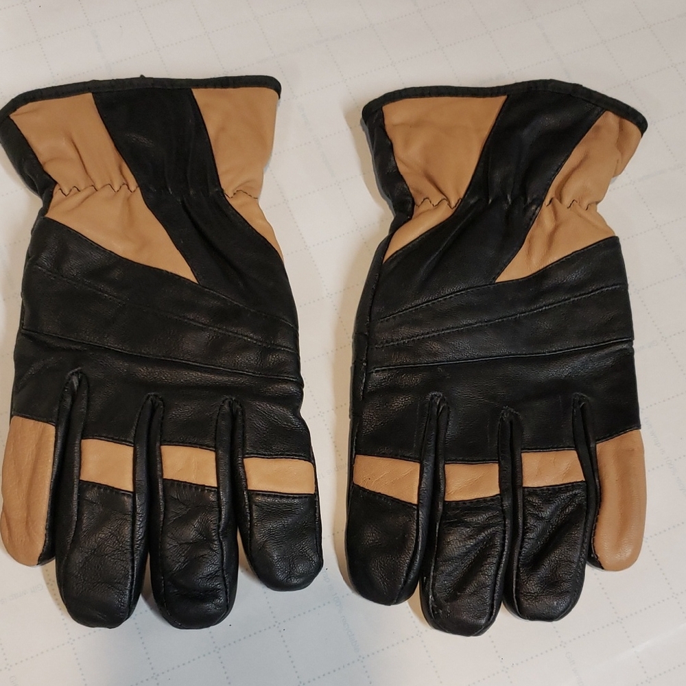 3M Thinsulate Two-Tone Leather Gloves Large